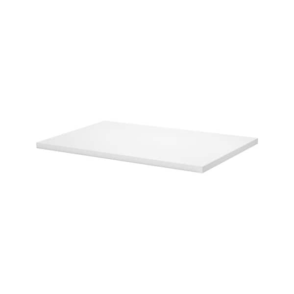 Dolle SUMO 31.5 in. W x 15.7 in. D x 0.98 in White MDF Decorative Wall Shelf without Brackets