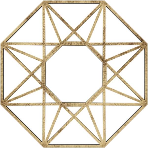 Ekena Millwork 1/2 in. x 20 in. x 20 in. Guardian Architectural Grade PVC Peirced Ceiling Medallion Moulding