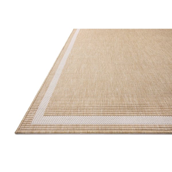 Easton Wheat / Ivory 2 ft. 3 in. x 3 ft. 9 in. Indoor/Outdoor Accent Rug