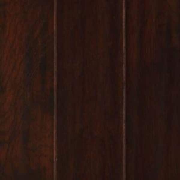 Mohawk Take Home Sample - Chocolate Hickory Engineered UNICLIC Hardwood Flooring - 5 in. x 7 in.