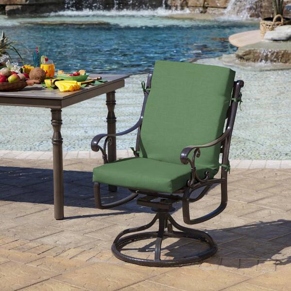 Outdoor dining chair cushions with clearance back