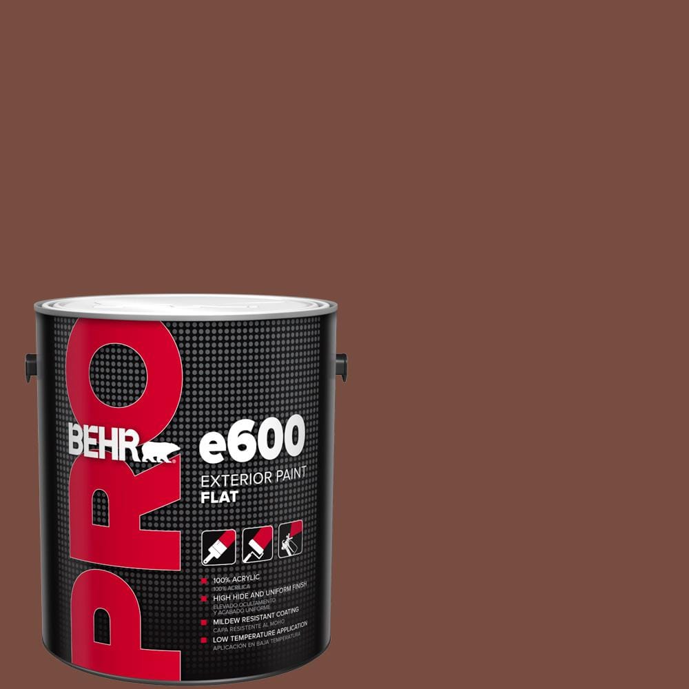 BEHR PRO 1 gal. #S170-7 Dark Cherry Mocha Flat Exterior Paint