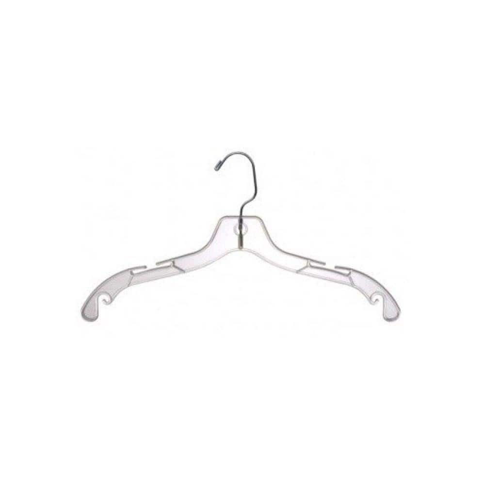 Only Hangers Clear Plastic Shirt Hangers 25-Pack PH200(25) - The Home Depot