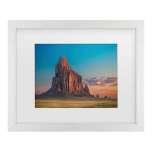 Michael Zheng Morning Glory On Tse Bit Ai Matted Framed Photography Wall Art 13 in. x 16 in