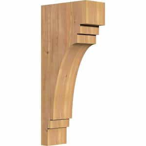 5-1/2 in. x 12 in. x 28 in. Western Red Cedar Pescadero Smooth Corbel