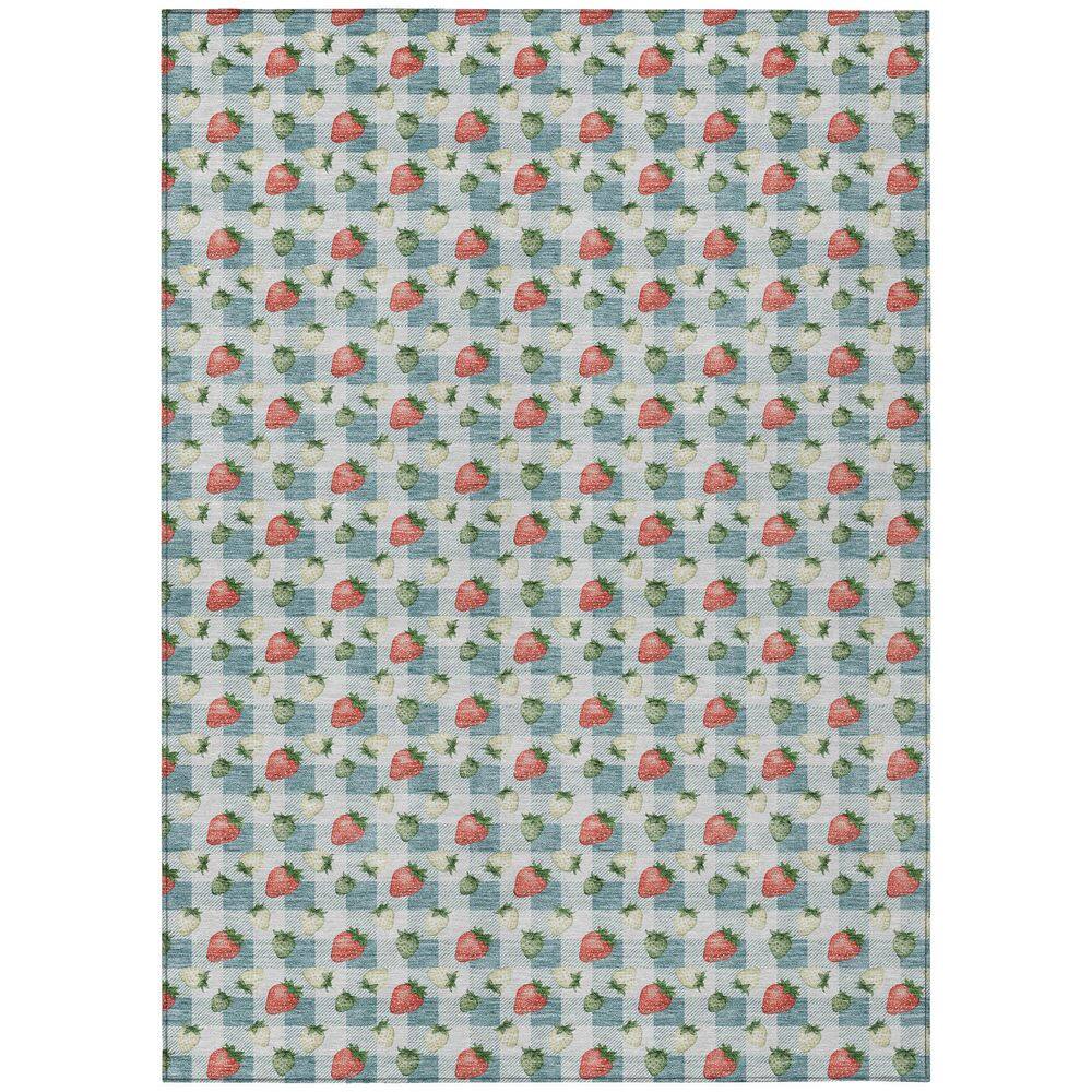 Chantille Machine Washable Indoor/Outdoor Abstract ACN2865 Teal 8 ft. x 10 ft. Area Rug price history on PriceWatchPro