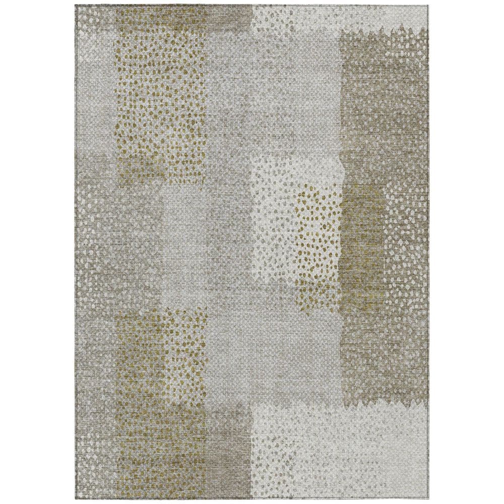 Chantille Machine Washable Indoor/Outdoor Abstract ACN2868 Khaki 9 ft. x 12 ft. Area Rug price history on PriceWatchPro