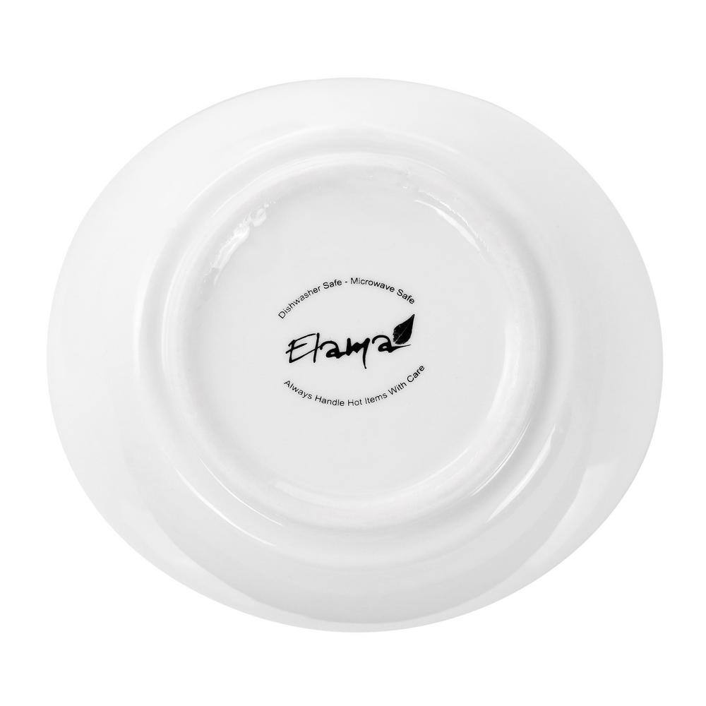 White Ceramic 3-Tier Oval Serving Bowl Set with Metal Stand