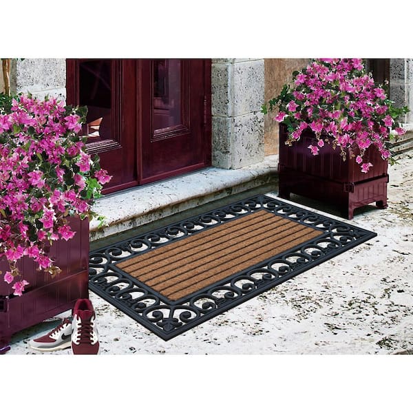 https://images.thdstatic.com/productImages/ebe84675-0a44-4d6a-99bd-9fc0513969e9/svn/black-a1-home-collections-door-mats-rc222nw-24x36-1f_600.jpg