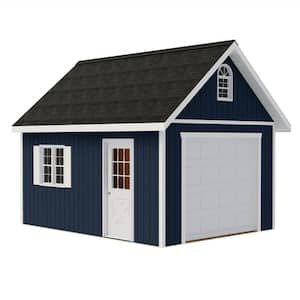 Tailored Titan-Tall 12 ft. x 16 ft. Wood Garage Kit with Loft and High Side Walls