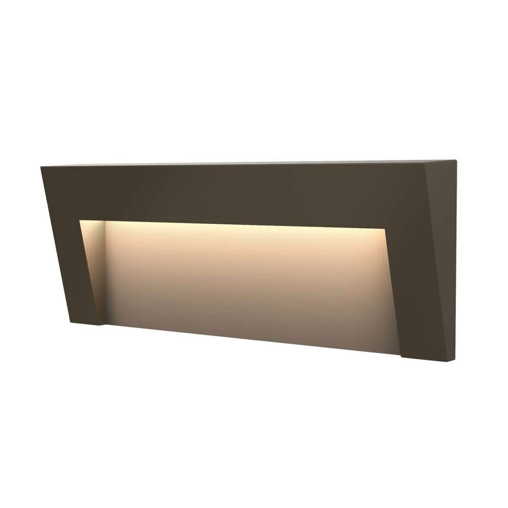 HINKLEY Landscape Lighting Taper Wide Horizontal 12v Deck Sconce, Bronze
