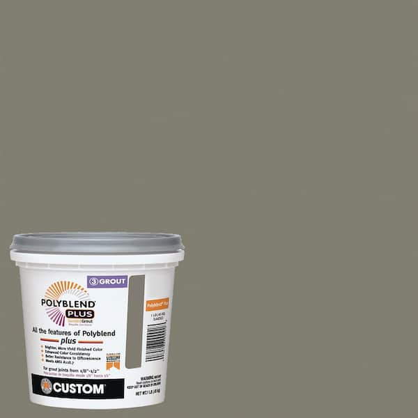 Custom Building Products Polyblend Plus #09 Natural Gray 1 lb. Sanded Grout
