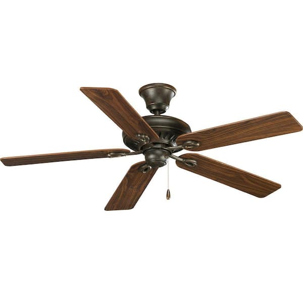 Progress Lighting AirPro Signature 52 in. Indoor Forged Bronze Ceiling Fan