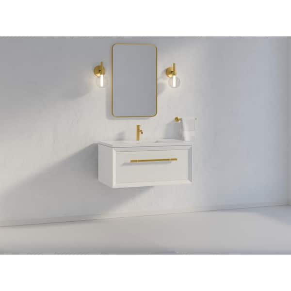 KOHLER Enivo 37 in. W x 22.4 in. D x 17 in. H Bathroom Vanity Cabinet without Top in White
