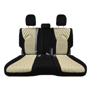 Neoprene Custom Fit Seat Covers for 2020-2024 Toyota Highlander Beige - 2nd Row Set