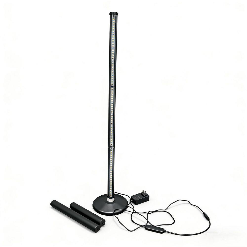 15-76.7 in. Full-Spectrum Plant Grow Light Floor Lamp with 210-LED, 10-Level Dimmable Remote Timer For Indoor Plants price history on PriceWatchPro