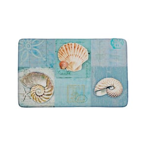 Sea Shells Rectangle Kitchen Mat 22in.x 35in.
