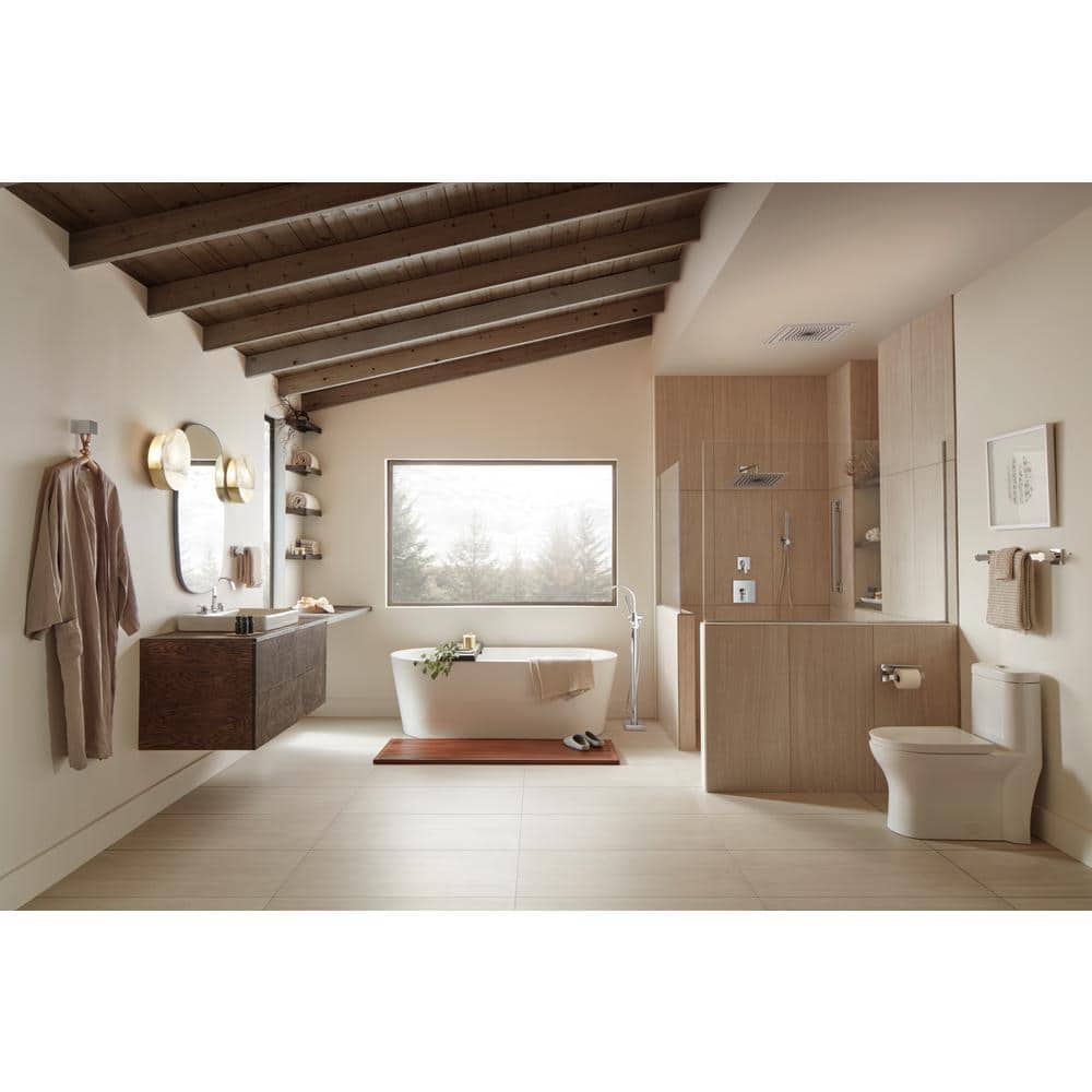 Lura 14" Brushed Bronze Widespread Bathroom Faucet with Drain Assembly