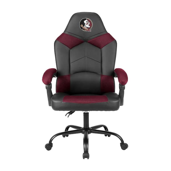 IMPERIAL Florida State University Black Polyurethane Oversized Office Chair with Reclining Back