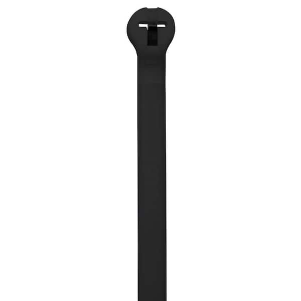 Cable Tie,13.4" x 1/4" Black 120 lb./ 50 pk Thomas and Betts 