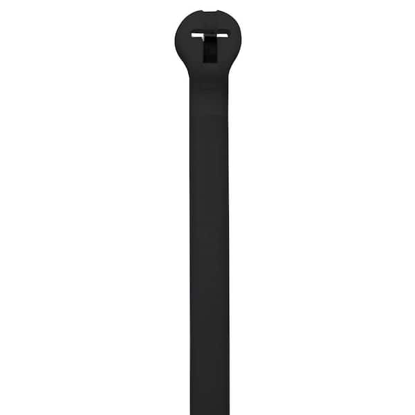 13 in. 120 lb. High Performance Ty-Rap Cable Tie - Black (50-Pack) (TY527MX)