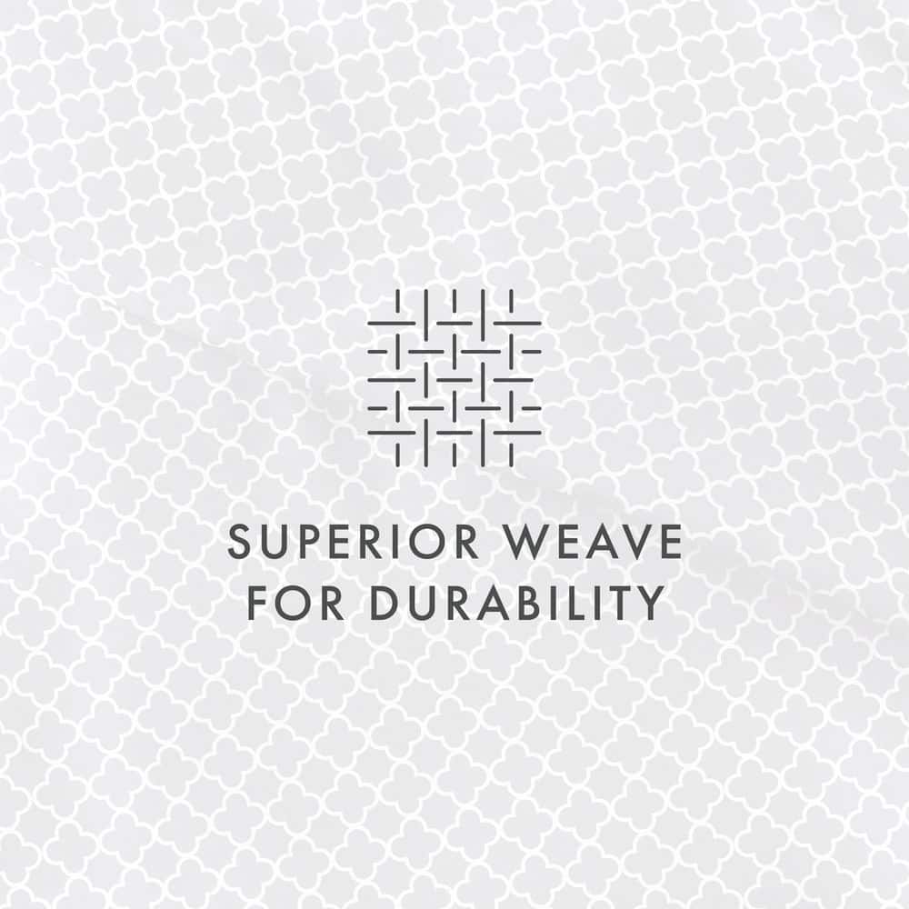 Navy Geometric King Duvet Cover Set with Pillow Shams