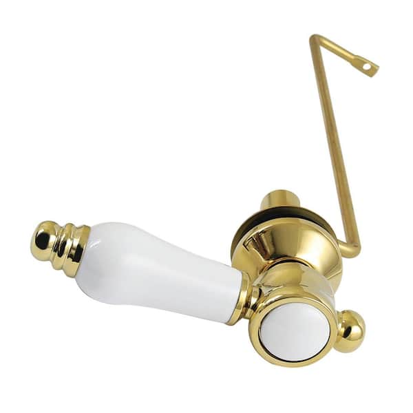 Bel-Air Side Mount Toilet Tank Lever in Polished Brass