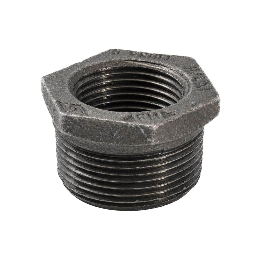 Southland 1 1 4 In X 1 In Black Malleable Iron Hex Bushing Fitting