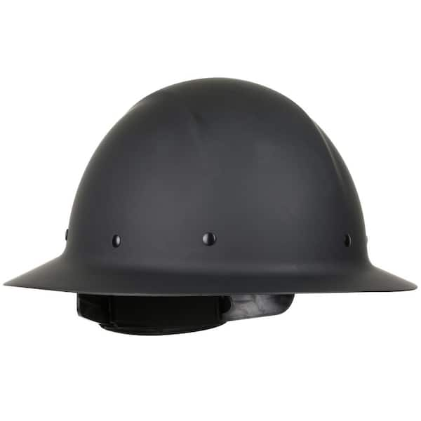 Black fiberglass hard hat on sale