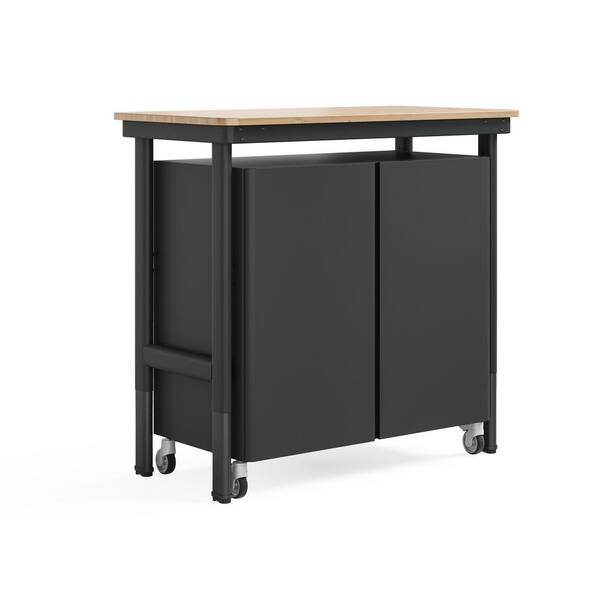 Everest Work Table 72-in W x 32-in H Steel Graphite Gray Freestanding Utility Storage Cabinet