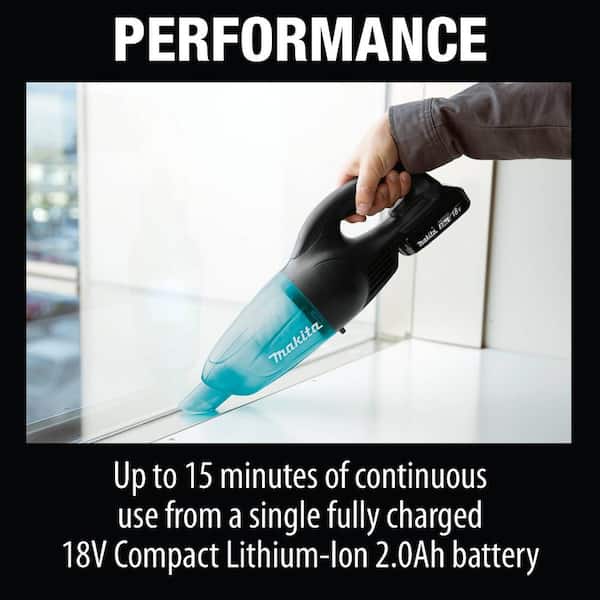 Makita 18V LXT Lithium-Ion Compact Handheld Cordless Vacuum Kit