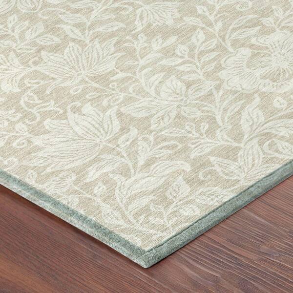 Chantille Machine Washable Indoor/Outdoor Abstract ACN2572 Beige 3 ft. x 4 ft. Area Rug