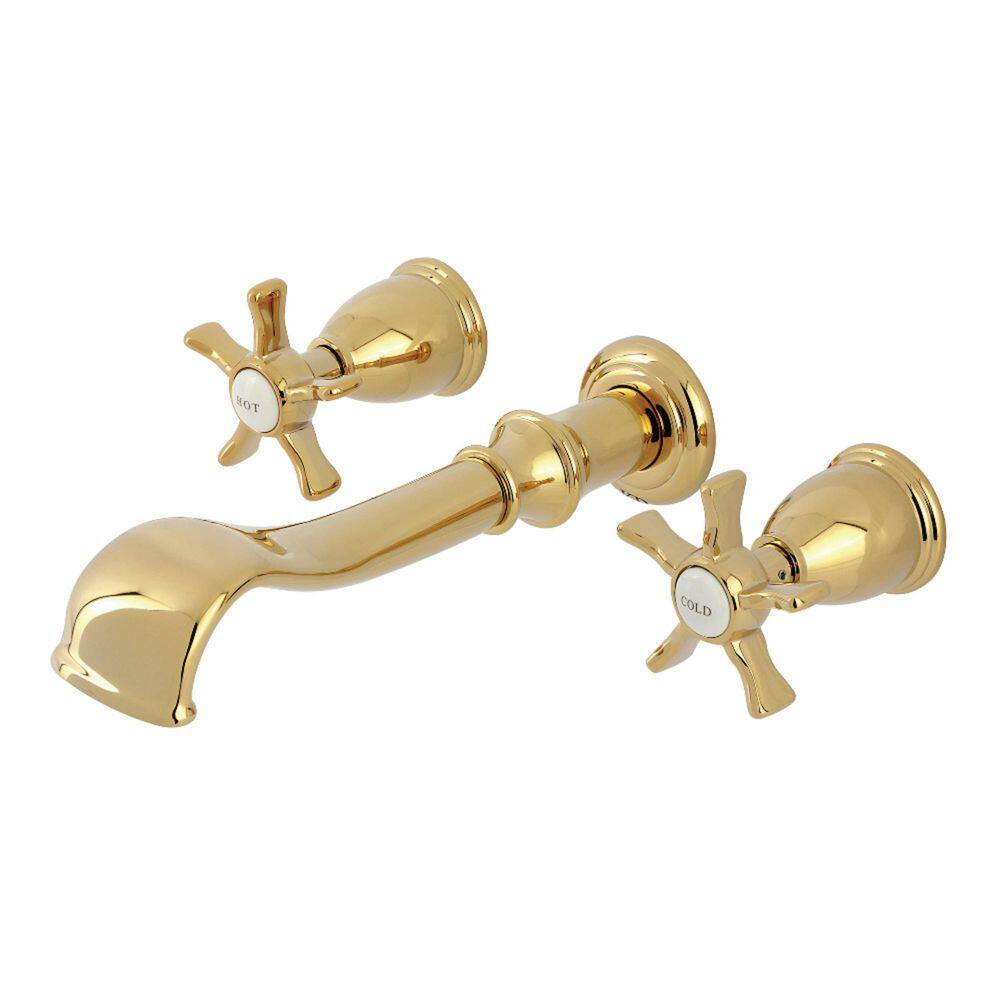 2-Handle Wall Mount Roman Tub Faucet in Polished Brass (Valve Included) price history on PriceWatchPro