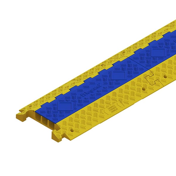 Wiremold 3 ft. 3-Channel Heavy-Duty Extra Capacity Over Floor Outdoor Weatherproof Cable Protector