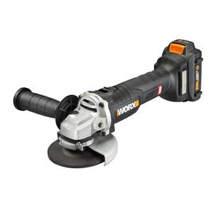 POWER SHARE 20-Volt Cordless 4-1/2 in. Angle Grinder with Brushless Motor (Battery & Charger Included)