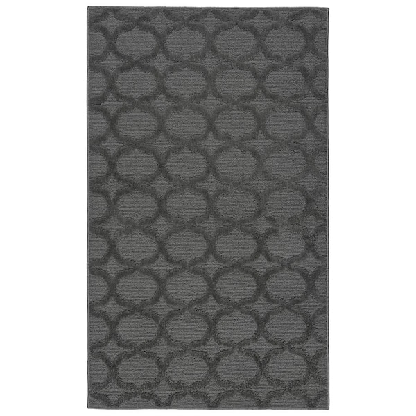 Garland Rug Sparta Cinder Gray 3 ft. x 5 ft. Area Rug