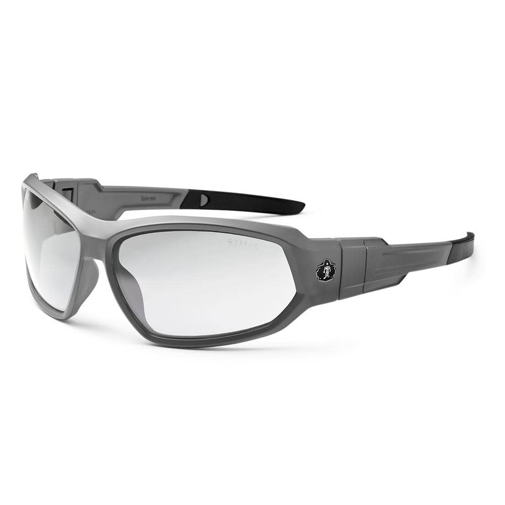 Skullerz Loki Black Safety Glasses/Goggles, Clear Lens ANSI Certified