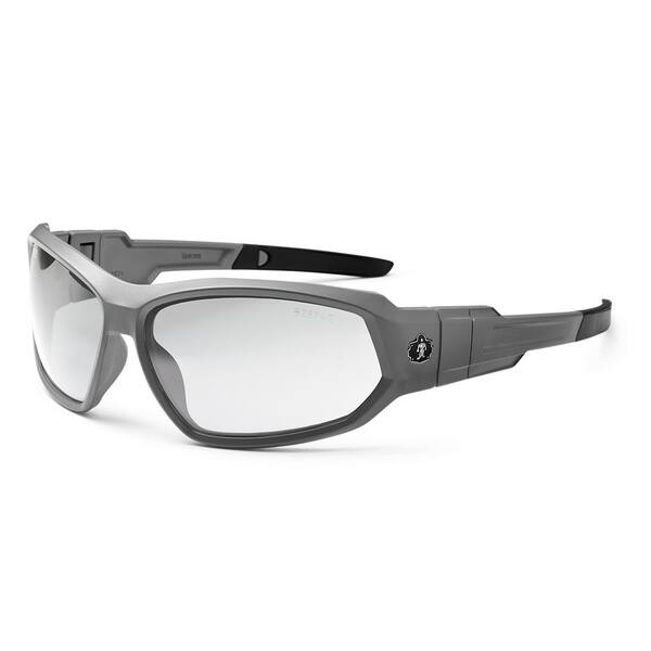 Ergodyne Skullerz Loki Black Safety Glasses/Goggles, Clear Lens ANSI Certified