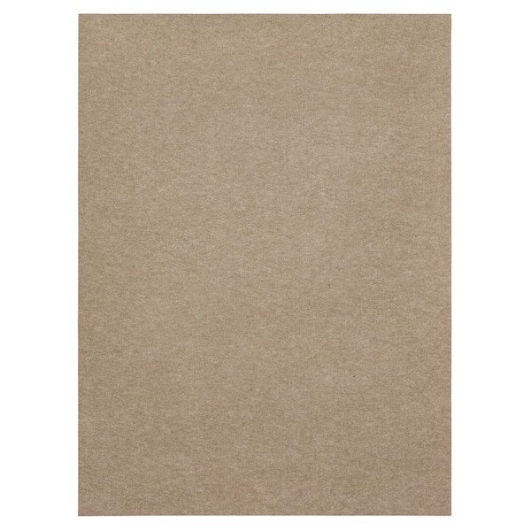 Ribbed Taupe 6 ft. x 8 ft. Indoor/Outdoor Area Rug