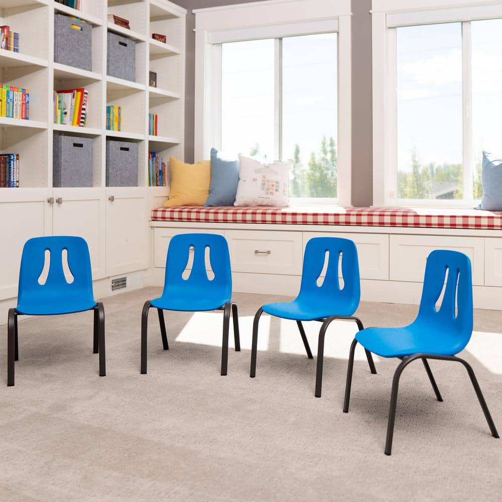 Lifetime Dragonfly Blue Childrens Stacking Chair-4 Pk (Essential