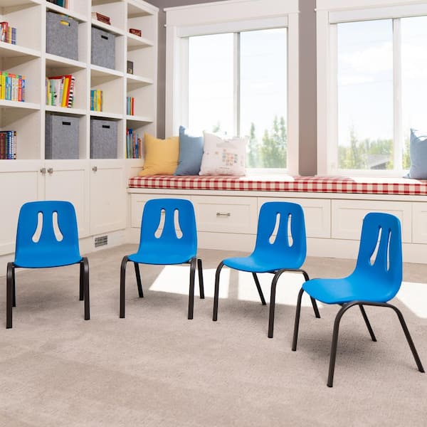Lifetime Dragonfly Blue Childrens Stacking Chair-4 Pk (Essential