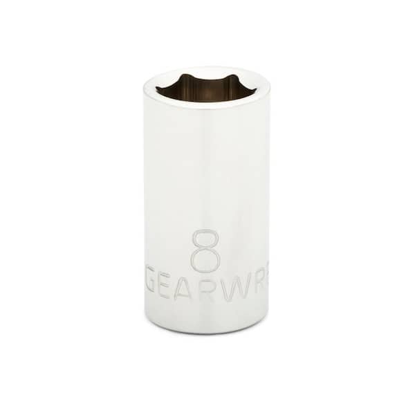 1/4 in. Drive 6 Point Metric Standard Socket 8 mm