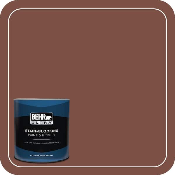 BEHR ULTRA 1 qt. #HDC-AC-03 Ancho Pepper Satin Enamel Exterior Paint & Primer