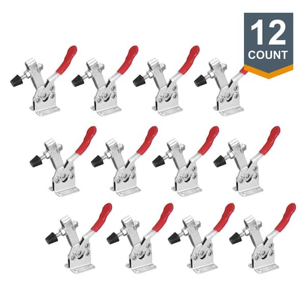 POWERTEC 300 lbs. Horizontal Quick-Release 201B Toggle Clamp (12-Pack)