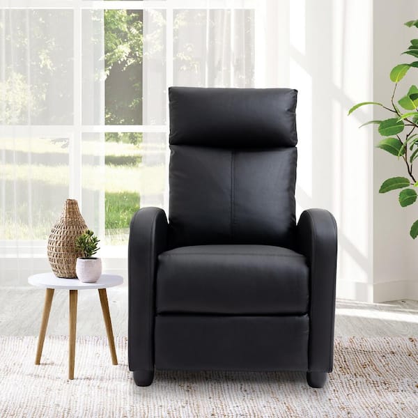 Faux Leather Massage Recliner, Faux Leather Massage Recliner Chair Black