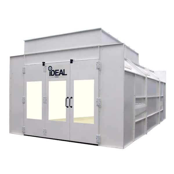 IDEAL 26 ft. L x 14 ft. W x 9 ft. H Semi Down Draft Non-Pressurized Paint Booth