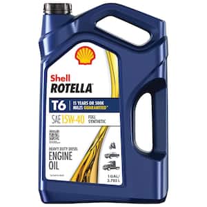Shell Rotella T6 Full Synthetic SAE 15W-40 Diesel Motor Oil 1 Gal.