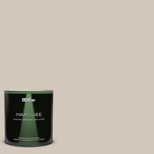 BEHR MARQUEE 1 qt. #N210-2 Cappuccino Froth Semi-Gloss Enamel Exterior Paint & Primer
