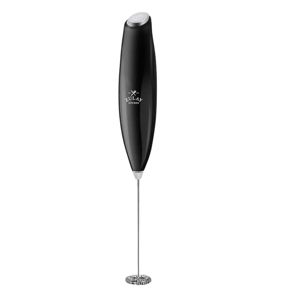 Zulay Kitchen Powerful Handheld Milk Frother Without Stand - Metallic ...