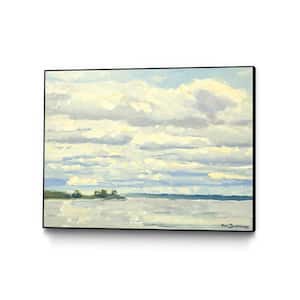 "Never Ending Skies" by Ron Simpkins Framed Abstract Wall Art Print 20 in. x 16 in.